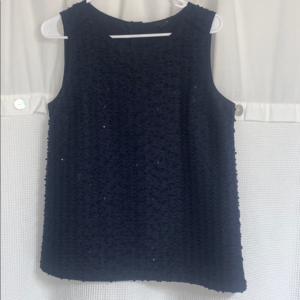 Navy Ann Taylor Top